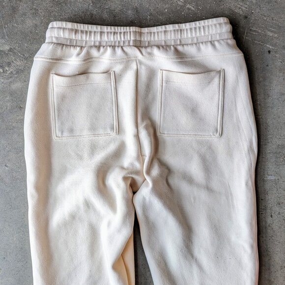 Anthropologie Saturday Sunday Ivory Dylan Cropped Snap Ankle Joggers small - Picture 8 of 9